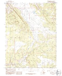 Kane Springs 1987 topographic map thumbnail