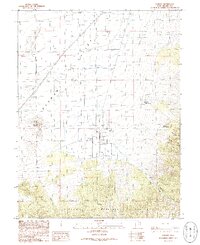 Kanosh 1986 topographic map thumbnail