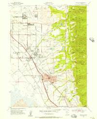 Kaysville 1955 topographic map thumbnail