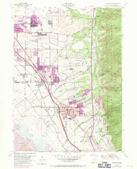 Kaysville 1955 topographic map thumbnail