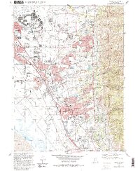 Kaysville 1992 topographic map thumbnail