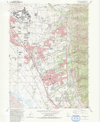 Kaysville 1992 topographic map thumbnail