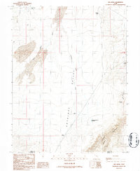 Keg Knoll 1986 topographic map thumbnail
