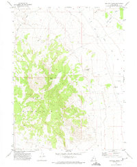 Keg Mtn Ranch 1971 topographic map thumbnail