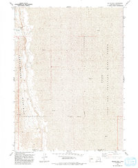 Keller Well 1991 topographic map preview