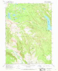 Kidney Lake 1967 topographic map thumbnail