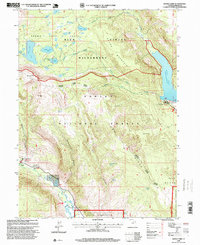 Kidney Lake 1996 topographic map thumbnail