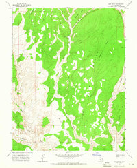 King Bench 1964 topographic map thumbnail