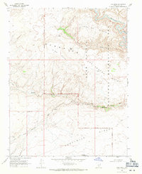 King Mesa 1968 topographic map thumbnail