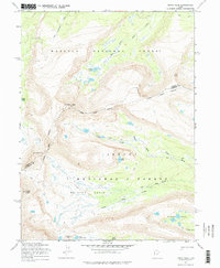 Kings Peak 1965 topographic map thumbnail