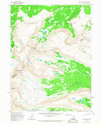 Kings Peak 1965 topographic map thumbnail