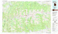 Kings Peak 1982 topographic map thumbnail