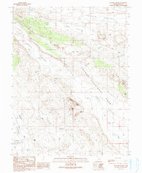 Klondike Bluffs 1991 topographic map thumbnail
