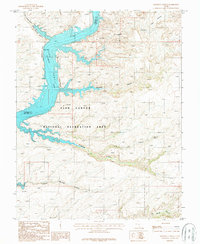 Knowles Canyon 1987 topographic map thumbnail