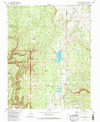 Kolob Reservoir 1980 topographic map thumbnail