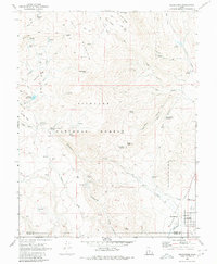 Koosharem 1968 topographic map thumbnail