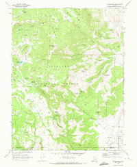 Koosharem 1968 topographic map thumbnail