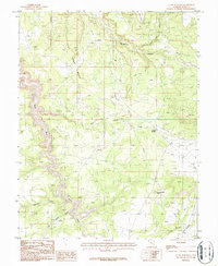 La Sal Junction 1987 topographic map thumbnail