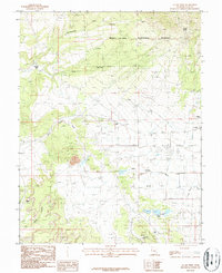 La Sal West 1987 topographic map thumbnail