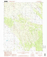 La Sal East 1987 topographic map thumbnail