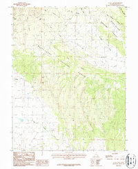 La Sal East 1987 topographic map thumbnail