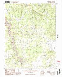 La Sal Junction 1987 topographic map thumbnail