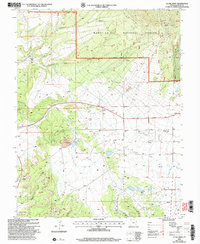 La Sal West 2001 topographic map thumbnail