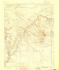 La Sal 1885 topographic map thumbnail