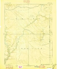 La Sal 1885 topographic map thumbnail