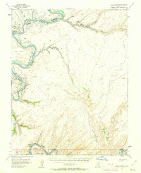 Lake Canyon 1953 topographic map thumbnail