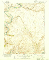 Lake Canyon 1953 topographic map thumbnail
