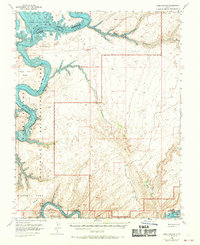 Lake Canyon 1953 topographic map thumbnail