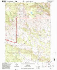 Lake Mountain 1996 topographic map thumbnail