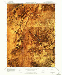 Lake Ridge 1968 topographic map thumbnail