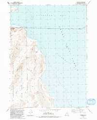Lake Side 1991 topographic map preview