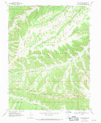 Lance Canyon 1968 topographic map thumbnail