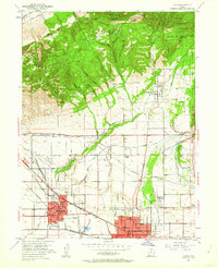 Lehi 1951 topographic map thumbnail