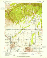 Lehi 1951 topographic map thumbnail