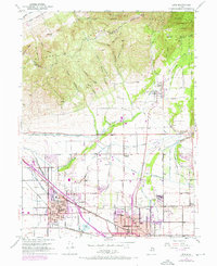 Lehi 1951 topographic map thumbnail