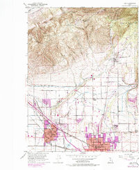 Lehi 1951 topographic map thumbnail