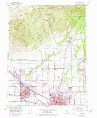 Lehi 1951 topographic map thumbnail