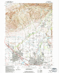Lehi 1994 topographic map thumbnail