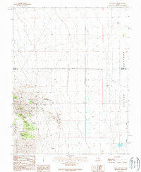 Lime Mountain 1989 topographic map preview