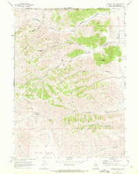 Limekiln Knoll 1968 topographic map thumbnail
