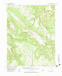 Lisbon Valley 1954 topographic map thumbnail
