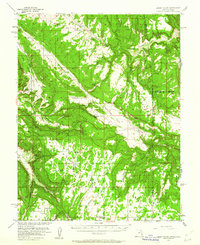 Lisbon Valley 1954 topographic map thumbnail