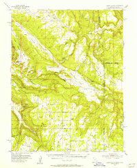 Lisbon Valley 1954 topographic map thumbnail