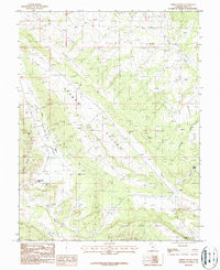 Lisbon Valley 1987 topographic map thumbnail