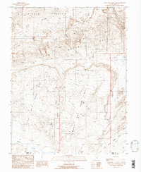 Little Wild Horse Mesa 1988 topographic map thumbnail