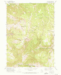 Logan Peak 1969 topographic map thumbnail